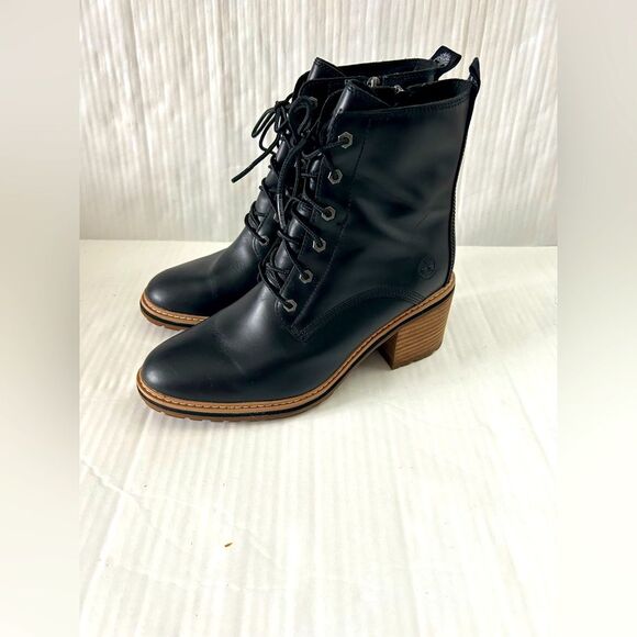 Timberland Sienna Side Zip womens Black Ankle Boots Size 9.5 - Picture 1 of 12